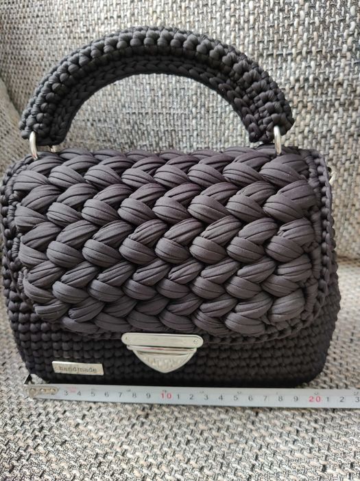 Geantă handmade creată din bandă lycra