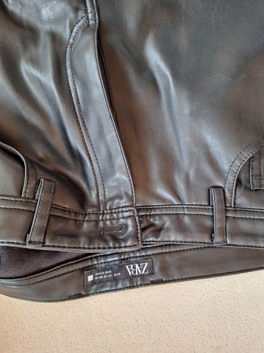 Дамски кожен панталон Zara размер 42