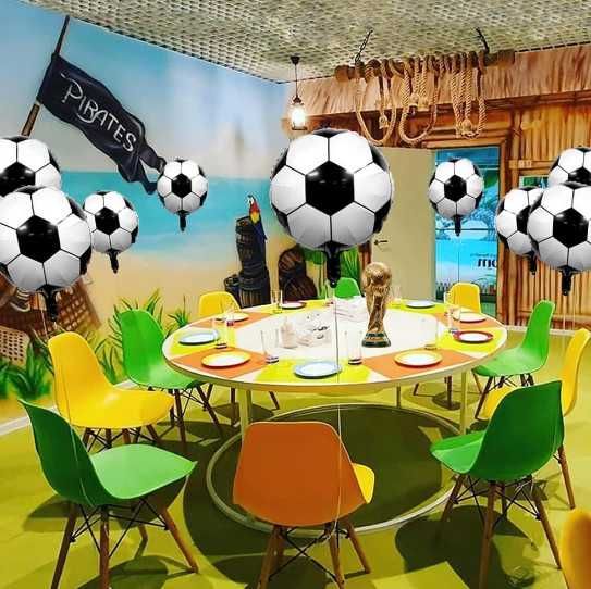 Комплект фолиеви балони Футболна топка 6 броя, парти, диаметър 42 см