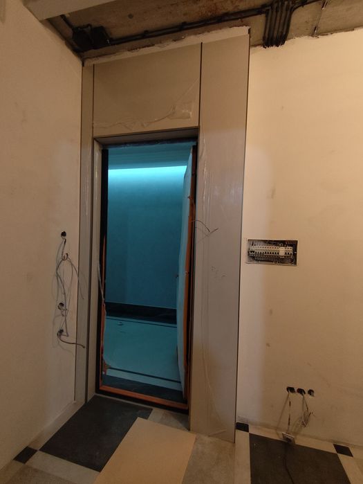 Монтаж бамбуковых панелей