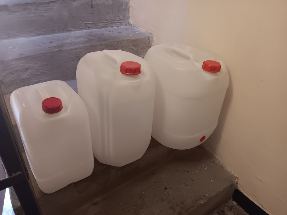 Пластмасови туби  за вода и течности - 10л/20л/30л - хранителен клас