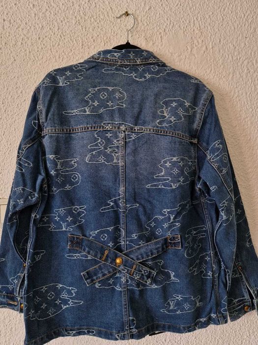 Geaca Blugi LOUIS VUITTON Blue Blue marimea 46