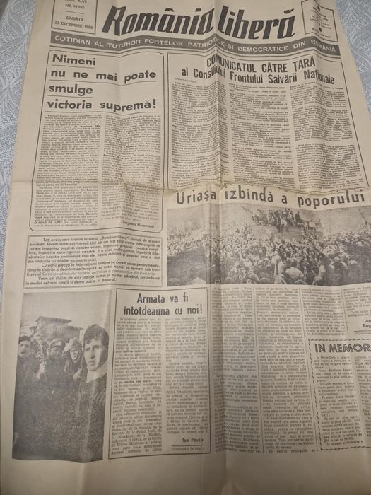 Vând ziare vechi