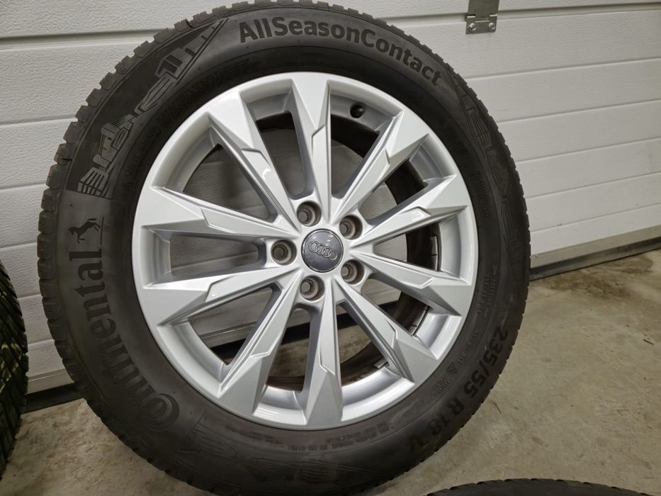 Jante 5x112 R18 Audi Q3 originale/ Anvelope All Season 235 55 18