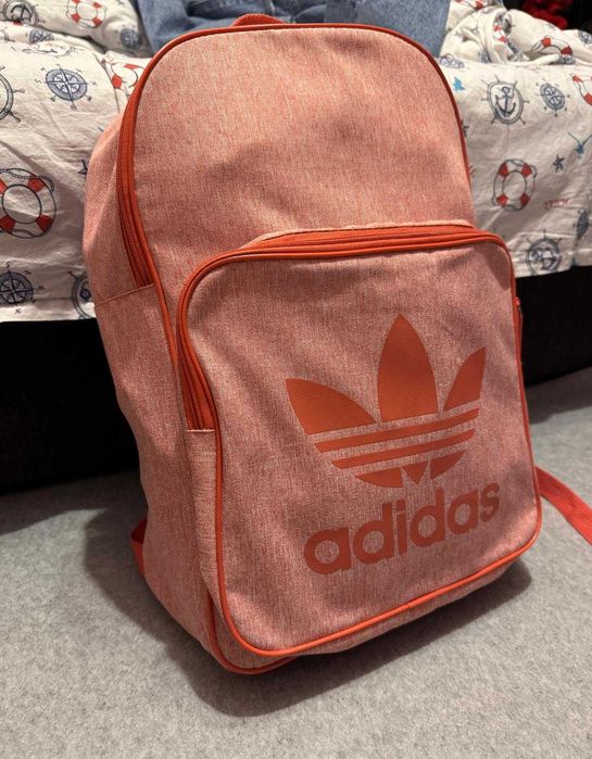 Ghiozdan ADIDAS roz-portocaliu