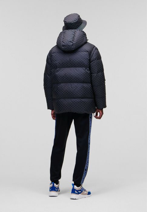 Karl Lagerfeld Monogram Reflective Down Jacket ОРИГИНАЛ мъжко яке L-XL