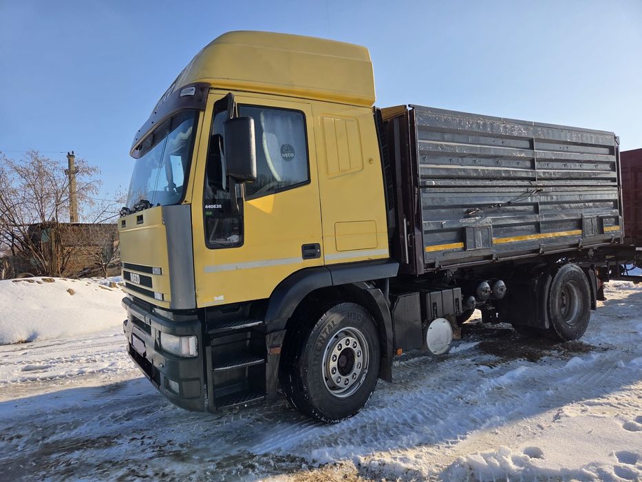 Iveco Magirus + remorca auto basculabila