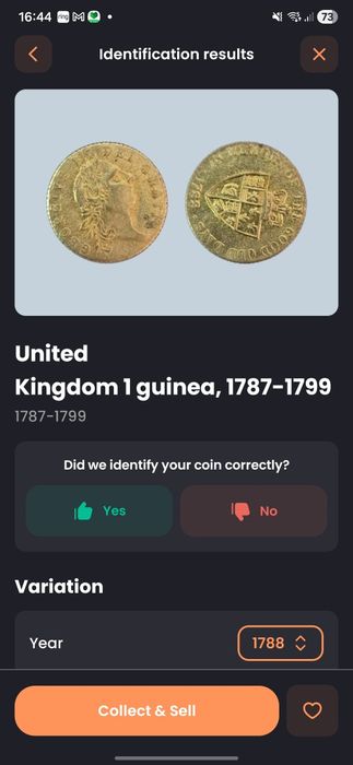 Monede vechi din aur si argint din 1788 din Romania si Marea Britan