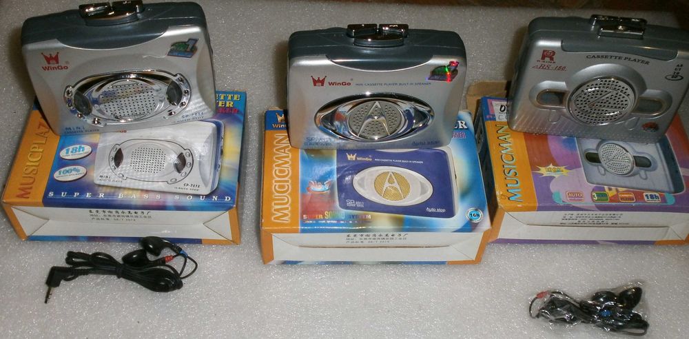 Mini Cassette players walkmans Уокмени Kasetofoni Касетофони