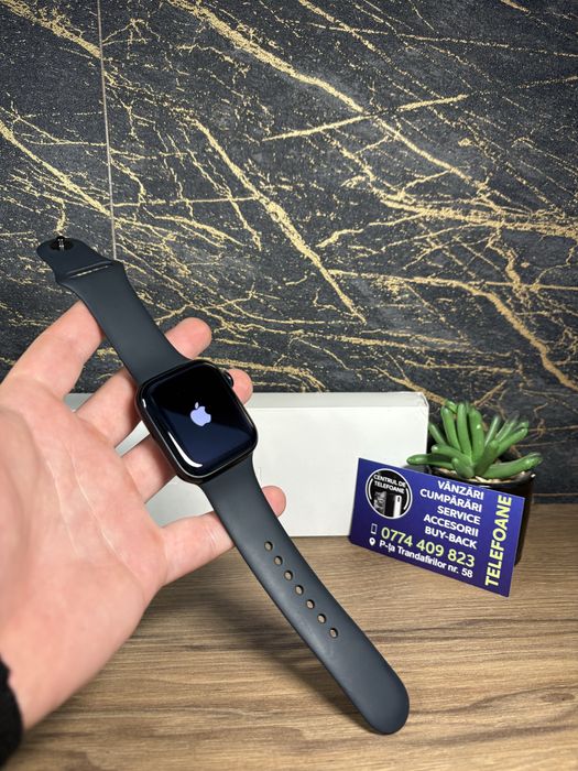 Apple watch seria 9/45mm/Garantie 2 Ani Centrul de Telefoane/rate