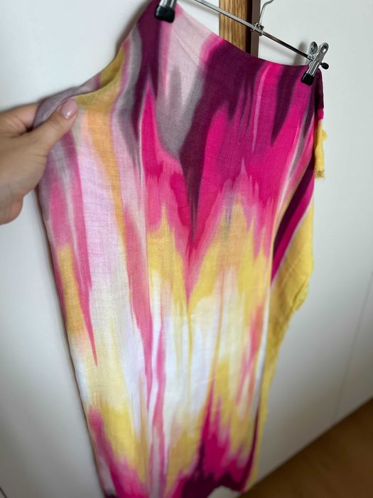 Zara огромен летен шал от памук, подходящ и за парео