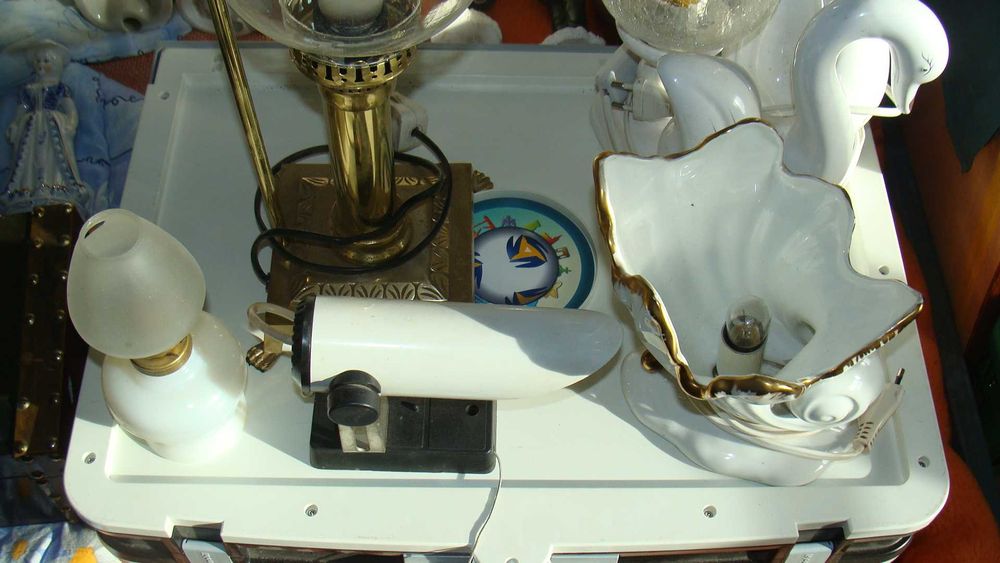 Порцеланови винтидж лампи