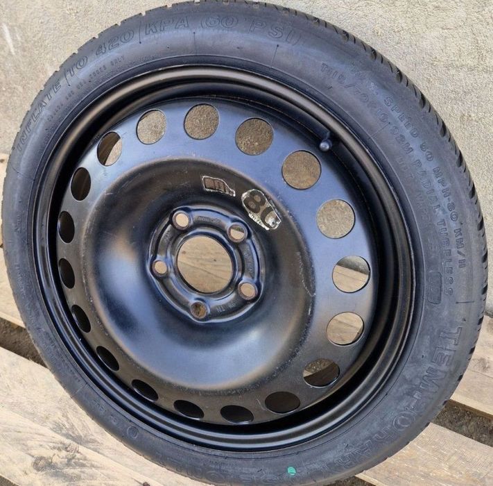 Roată rezervă slim ca nouă 5X110 CB 65,1 R16 Opel Fiat,Saab..