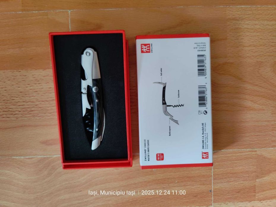 Setul "Sommelier” din 2 piese, marca Zwilling,(Super Ofertă).