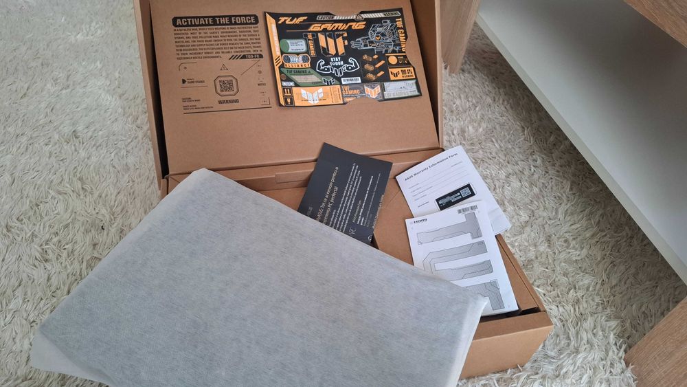 ASUS TUF A15 Gaming R 7-7435HS/512 SSD/16 RAM/RTX 4050 6GBTI cutia NOU