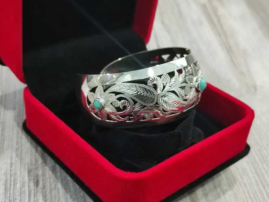 Bilak uzuk braslet, kumush 925