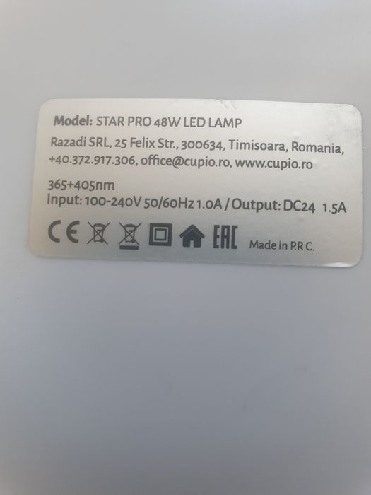 Lampa uv makeup noua