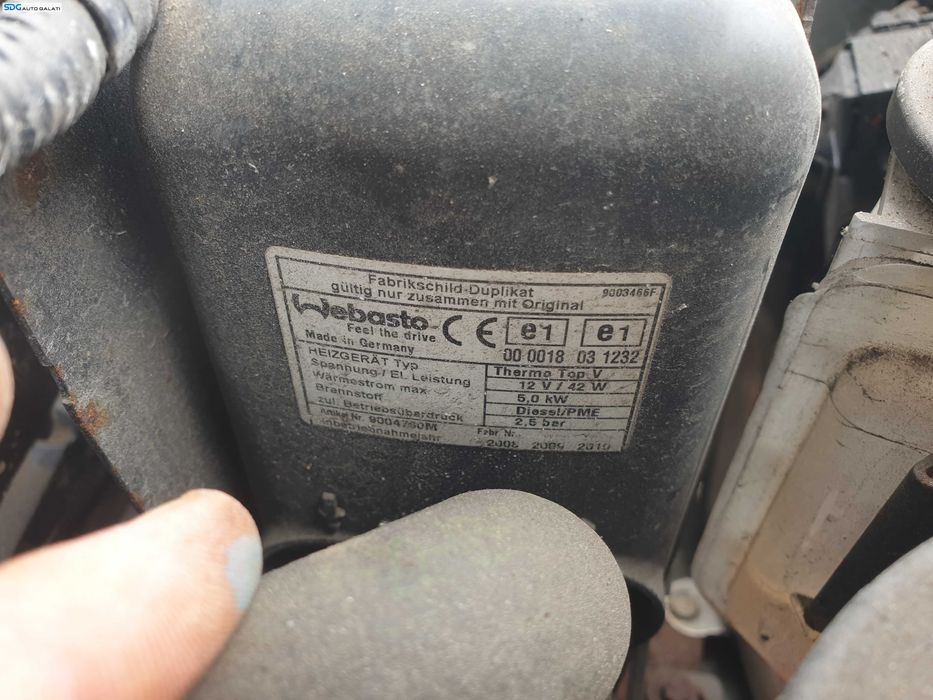 Incalzire Auxiliara Webasto Thermo Top V Land Rover Discovery 3 L319 2004 - 2009 [K5399]