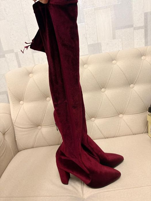 Женские три новые ботфорты