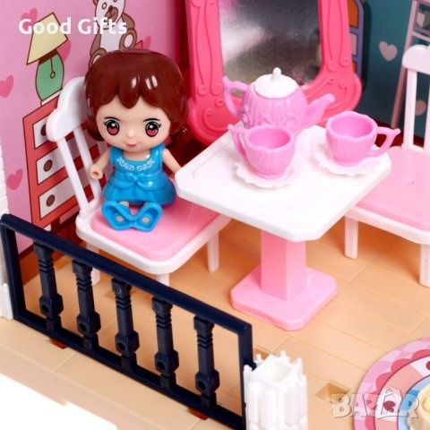 Къща за кукли с животни и мебели