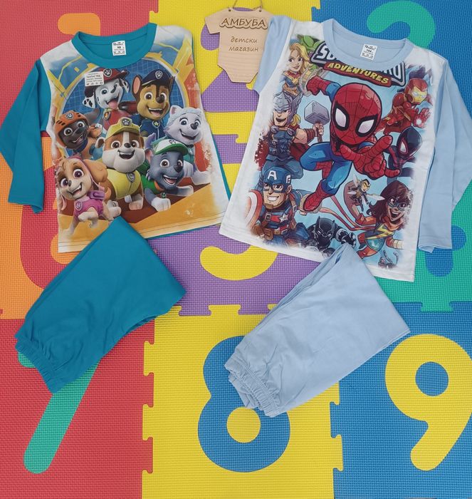 Детски пижами за момчета - различни видове