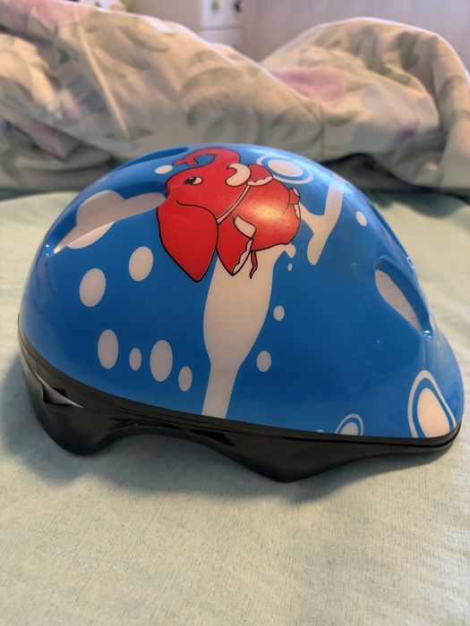 Протектори за лакти, ръце, колена XXS, Oxelo, Декатлон + Каска