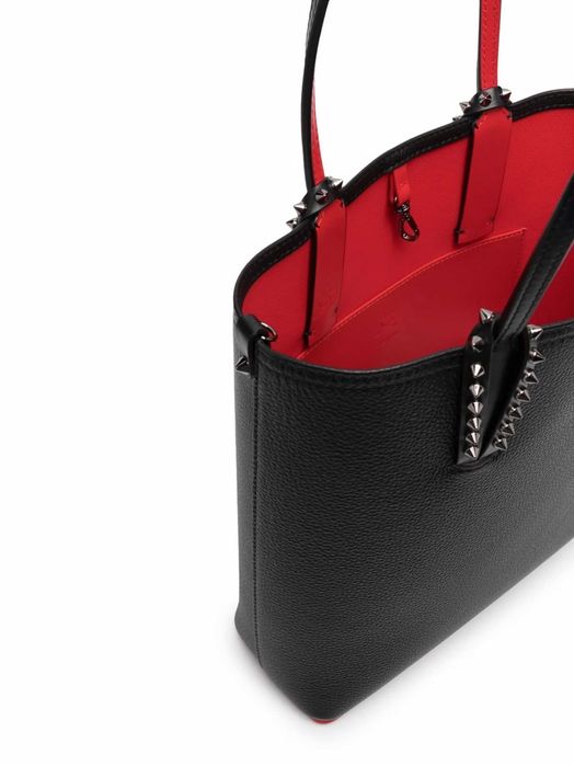 Оригинална чанта Christian Louboutin Cabata leather tote bag Намалена цена -47%