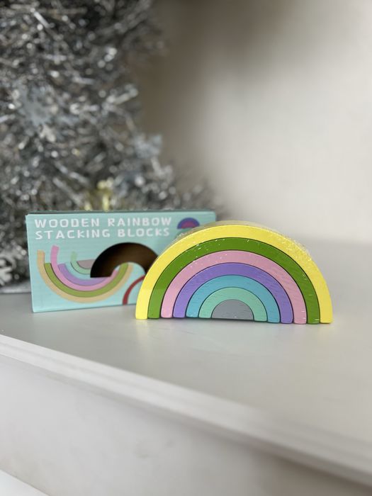 Деревянная радуга для малышей