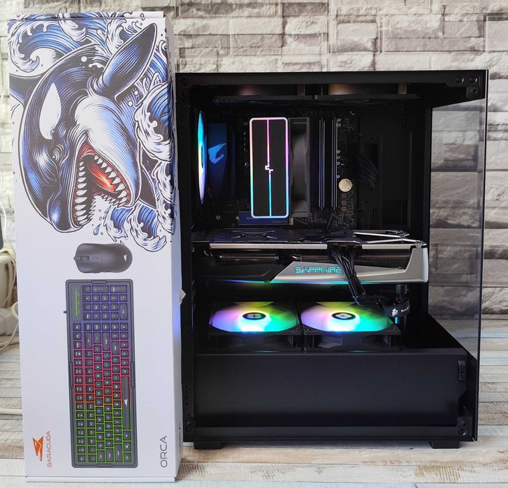 Calculator / PC Gaming AM4 - Ryzen 5 5500 + RX 5700 XT + 16GB RAM + Cadou