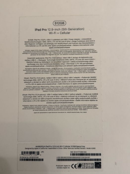 ПРОМО IPad Pro 512GB 5th Generation celluar and wi fi PROMO