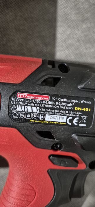 Hilti ,M7 pistol de impact pe acumulator