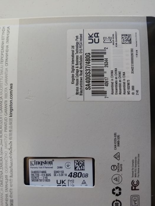 SIGILAT Kingston A400, 480GB, 2.5", SATA III, Solid State Drive (SSD)