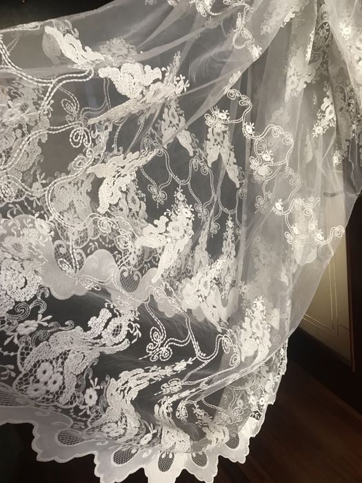 Тюль с узорами 7 м