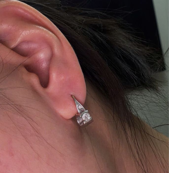Золотые серьги женские