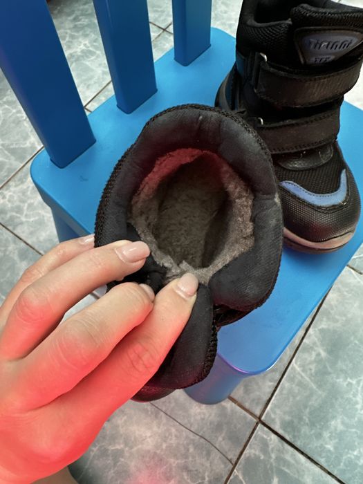 детские зимние ботинки