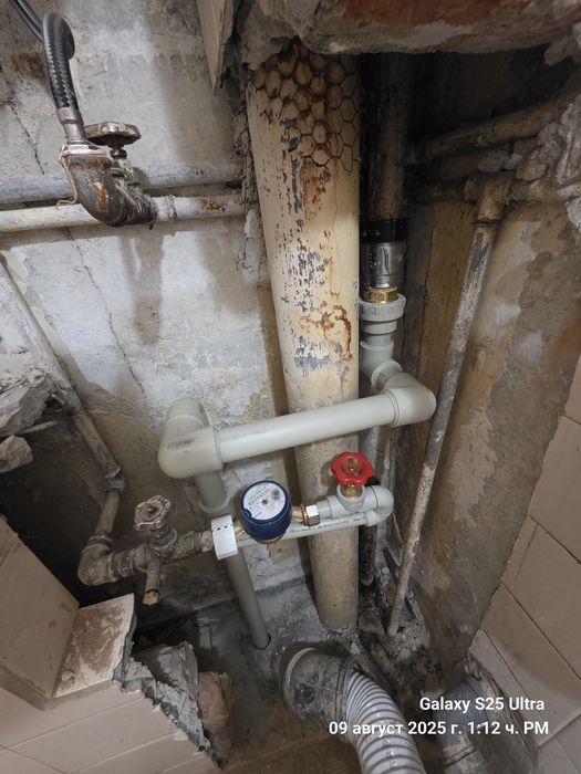 Подмяна на щрангове в жилищни, търговски и промишлени сгради