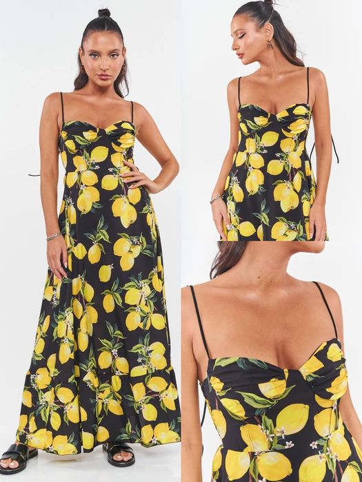 Рокля с череши и лимони