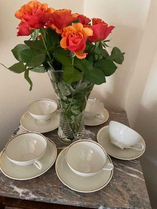 5 cesti cafea portelan Bavaria ;