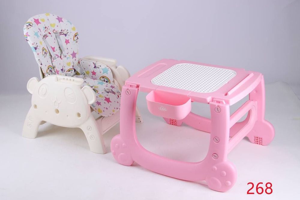 Детский стол стул для кормления трансформер
