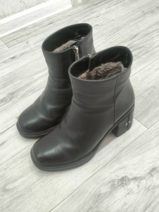 Ботинка зима кожа