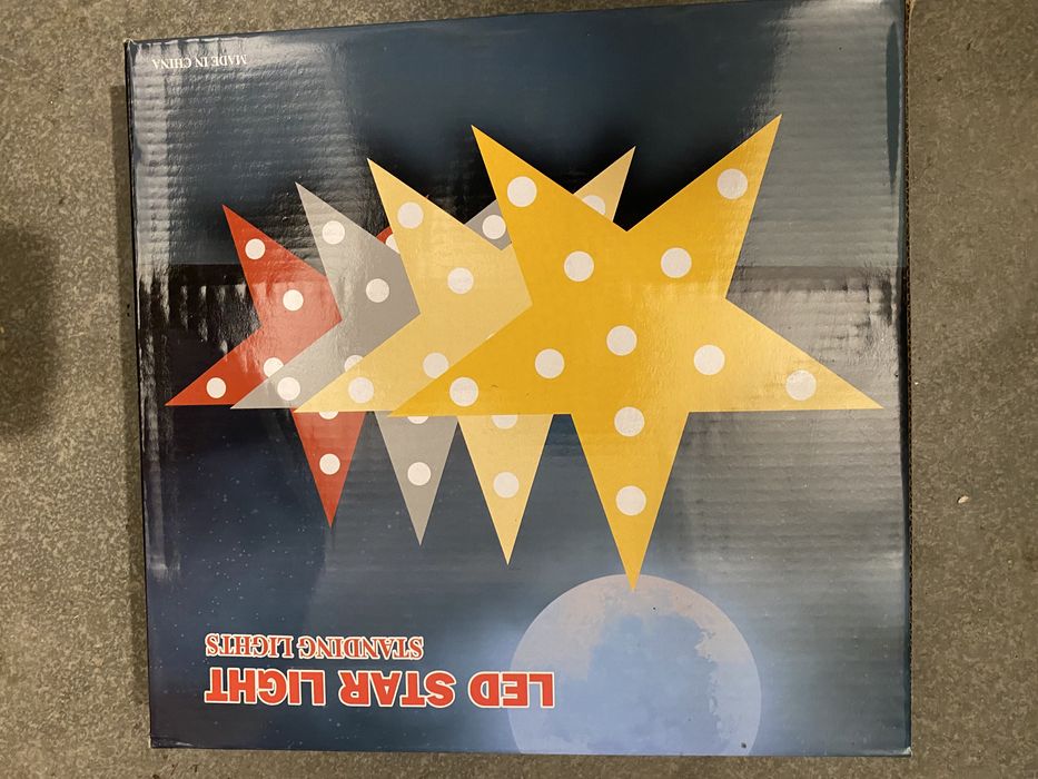 Stea cu leduri cu baterii