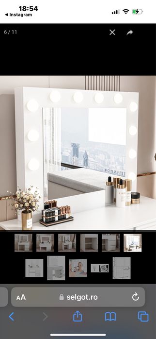 Masa de machiaj (pozele sunt pentru model, detalii în chat pt poze)