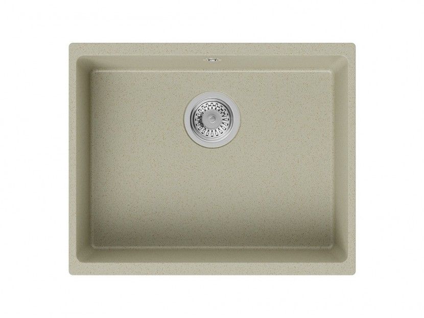 Гранитна Кухненска Мивка за Вграждане под Плот Лондон 60 - Бежова