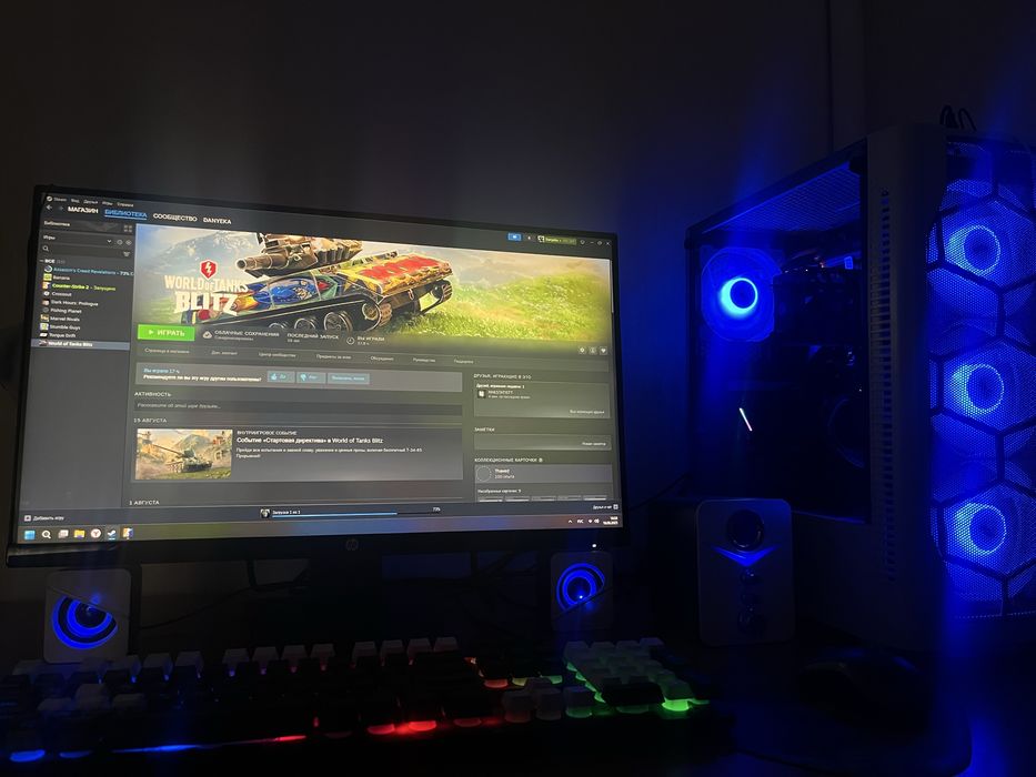 Компьютер и блок 1256GB