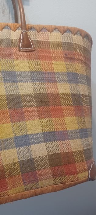 Плажна чанта от естествени материали