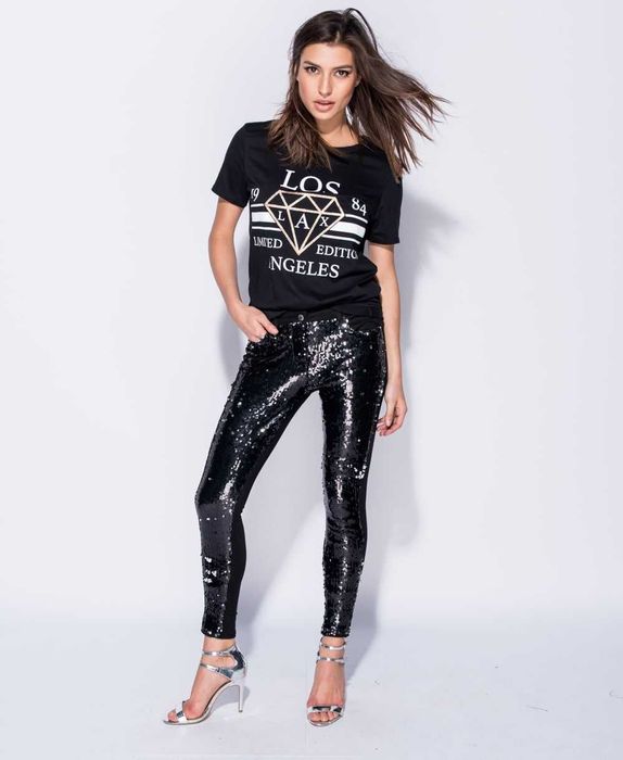 Джинсы "sequin стеклярус" PARISIAN - Made in Manchester, England