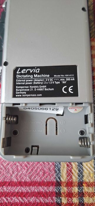 Аналогов диктофон Lervia KH4111