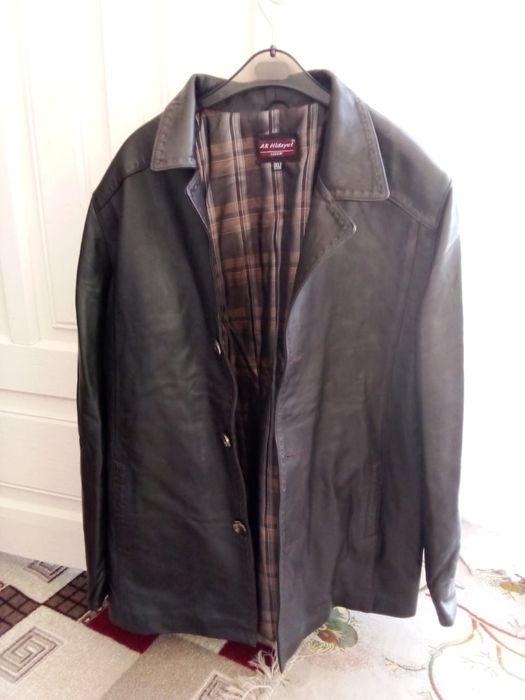 Кожаная,куртка 56 размер