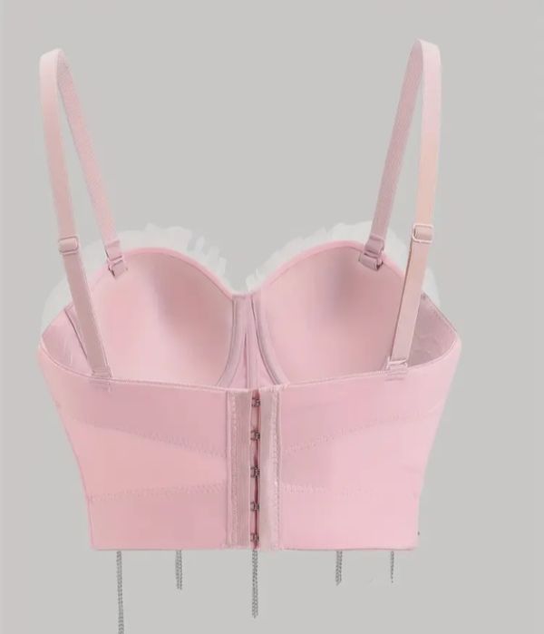 Красив Розов Топ