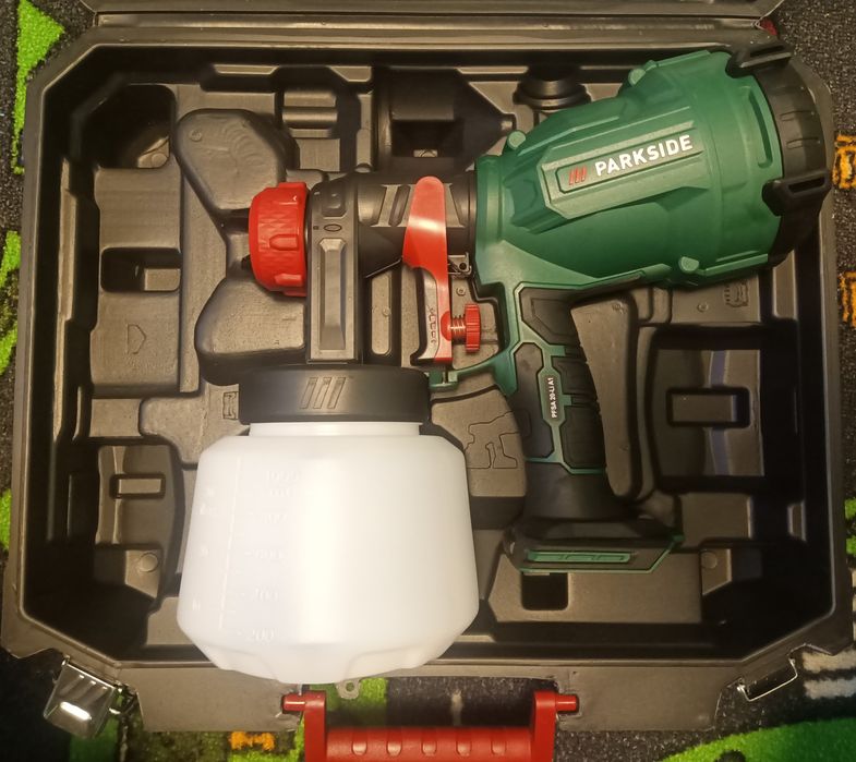 Parkside pistol de vopsit B2 vopsea lac var cu baterie 20V 2A 4A 8A